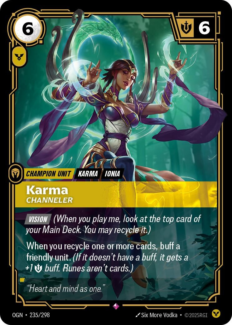 Image for Karma, Channeler - Riftbound: League of Legends Trading Card Game