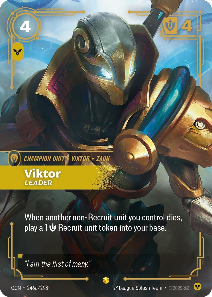 Image for Viktor, Leader (Alternate Art) - Riftbound: League of Legends Trading Card Game