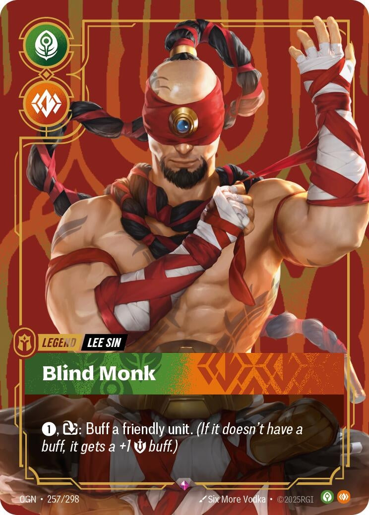 Image for Lee Sin, Blind Monk - Riftbound: League of Legends Trading Card Game