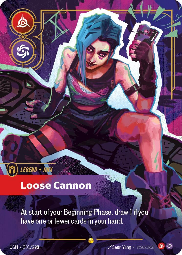 Image for Jinx, Loose Cannon (Overnumbered) - Riftbound: League of Legends Trading Card Game