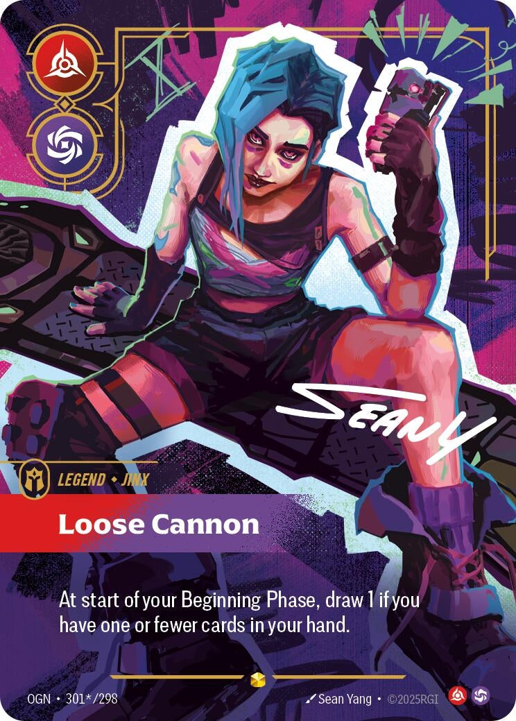Image for Jinx, Loose Cannon (Signature) - Riftbound: League of Legends Trading Card Game