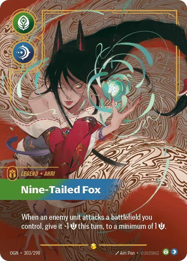 Image for Ahri, Nine-Tailed Fox (Overnumbered) - Riftbound: League of Legends Trading Card Game