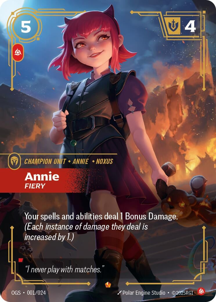 Image for Annie, Fiery - Riftbound: League of Legends Trading Card Game