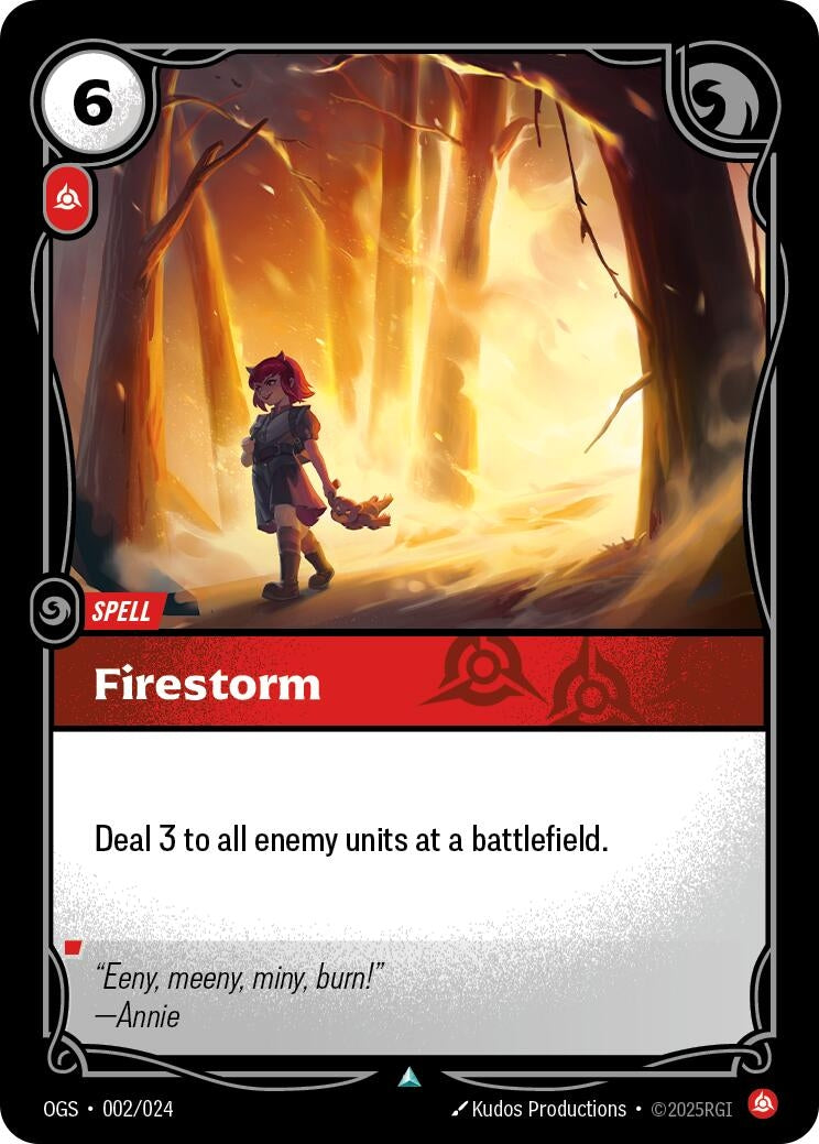Image for Firestorm - Riftbound: League of Legends Trading Card Game