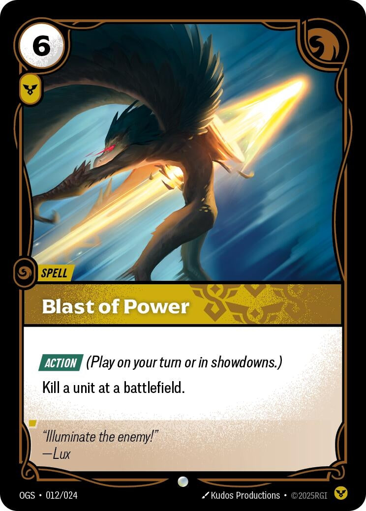 Image for Blast of Power - Riftbound: League of Legends Trading Card Game