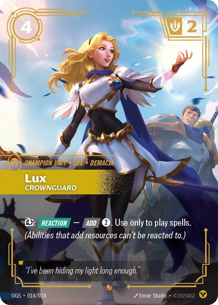 Image for Lux, Crownguard - Riftbound: League of Legends Trading Card Game