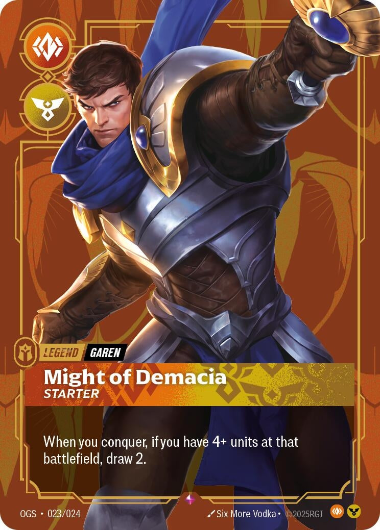 Image for Garen, Might of Demacia (Starter) - Riftbound: League of Legends Trading Card Game