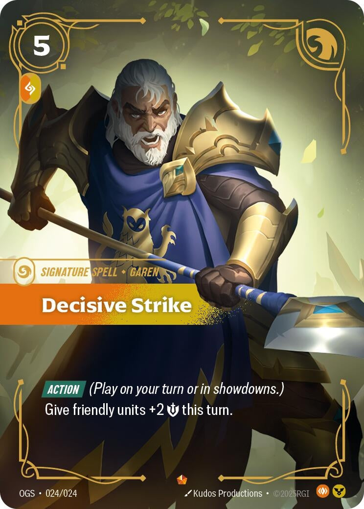 Image for Decisive Strike - Riftbound: League of Legends Trading Card Game