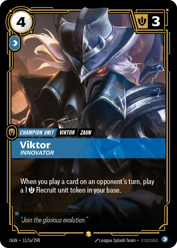 Image for Viktor, Innovator (Alternate Art) - Riftbound: League of Legends Trading Card Game