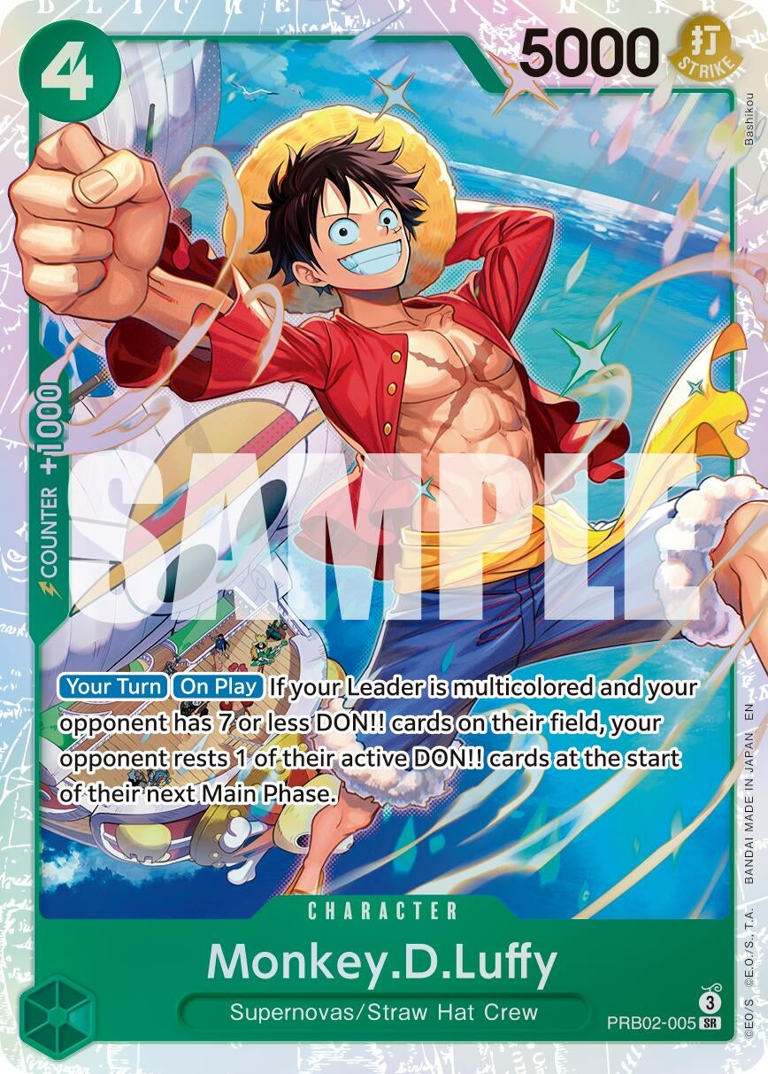 Image for Monkey.D.Luffy - PRB02-005 - One Piece Card Game