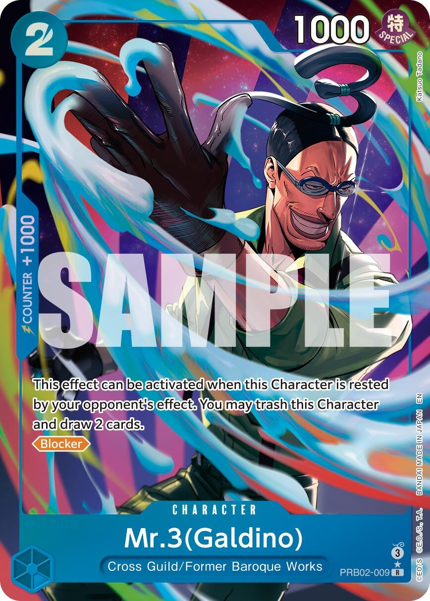 Image for Mr.3(Galdino) - PRB02-009 (Alternate Art) - One Piece Card Game