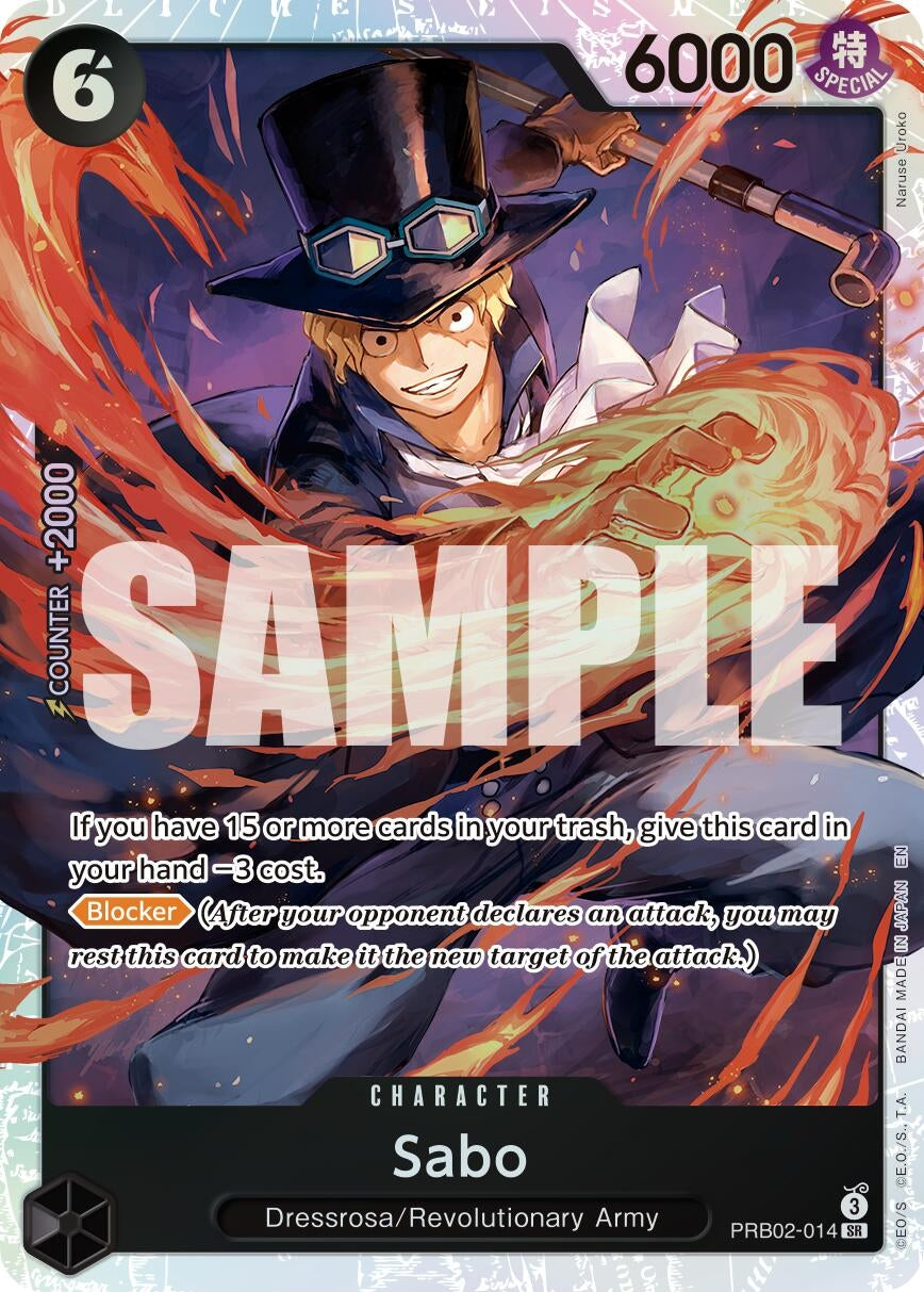 Image for Sabo - PRB02-014 - One Piece Card Game