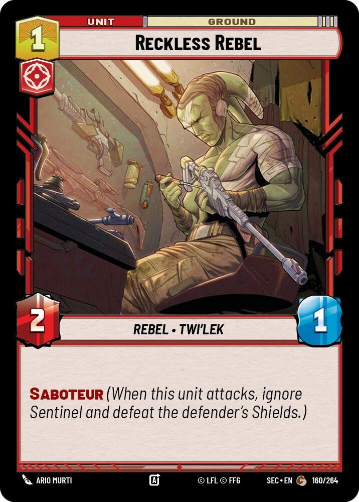 Image for Reckless Rebel - Star Wars: Unlimited