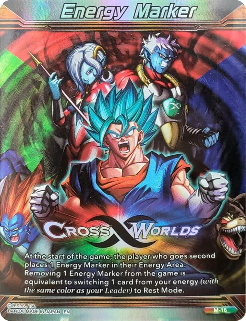 Image for Energy Marker - Cross Worlds (M-16) (Silver) - Dragon Ball Super: Masters