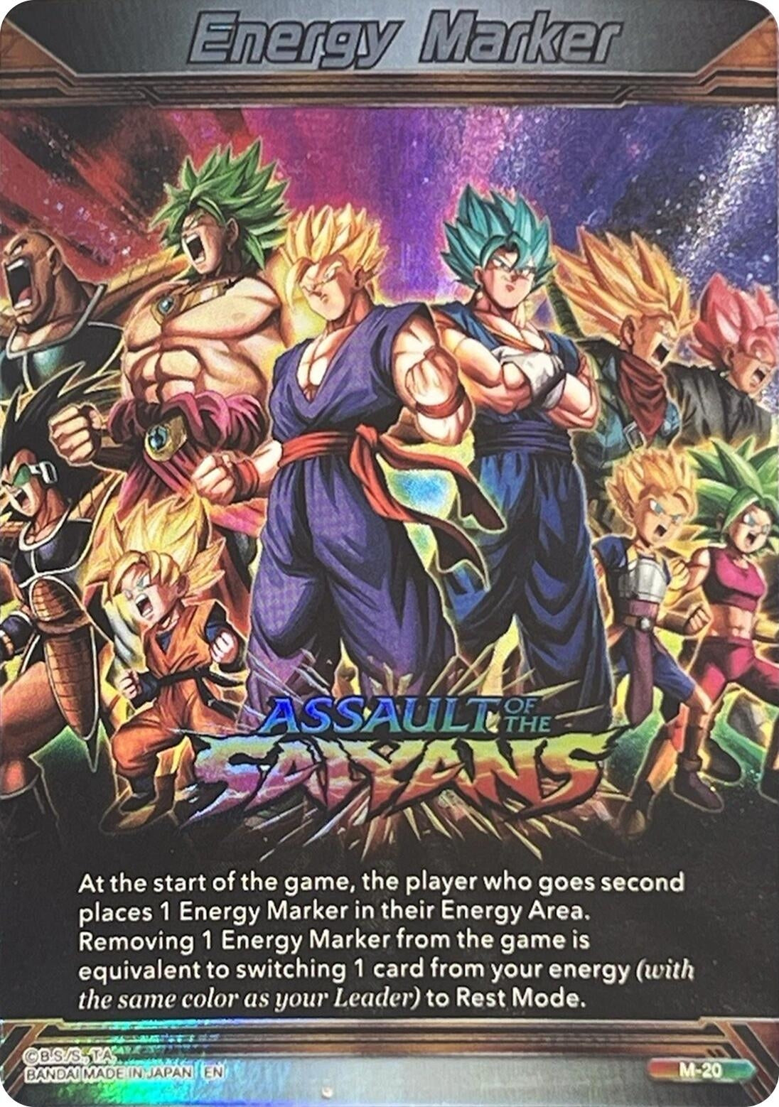 Image for Energy Marker - Assault of the Saiyans (M-20) (Silver) - Dragon Ball Super: Masters