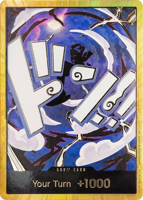 Image for DON!! Card (GEAR5 Luffy) (Gold) - One Piece Card Game