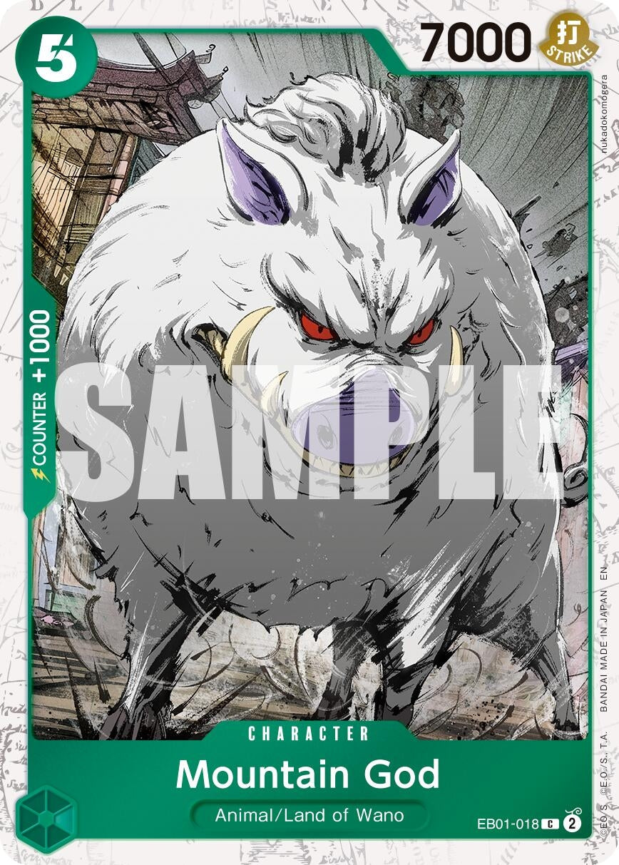 Image for Mountain God (Pirate Foil) - One Piece Card Game