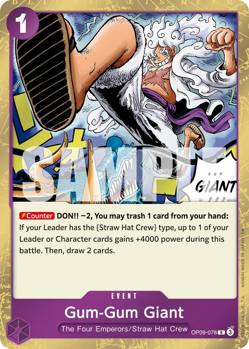 Image for Gum-Gum Giant (Reprint) - One Piece Card Game