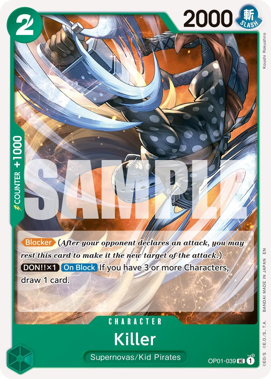 Image for Killer (Reprint) - One Piece Card Game