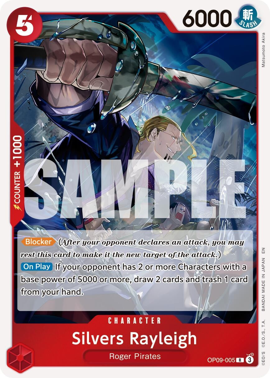 Image for Silvers Rayleigh - OP09-005 (Reprint) - One Piece Card Game