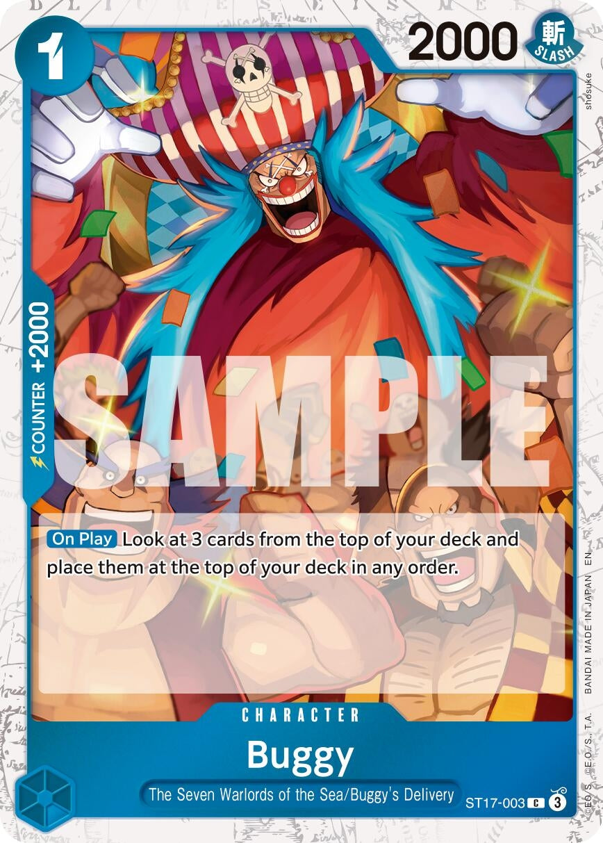 Image for Buggy - ST17-003 (Pirate Foil) - One Piece Card Game