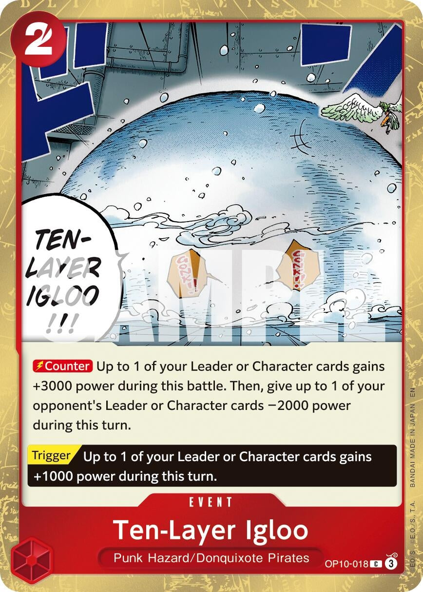 Image for Ten-Layer Igloo (Pirate Foil) - One Piece Card Game