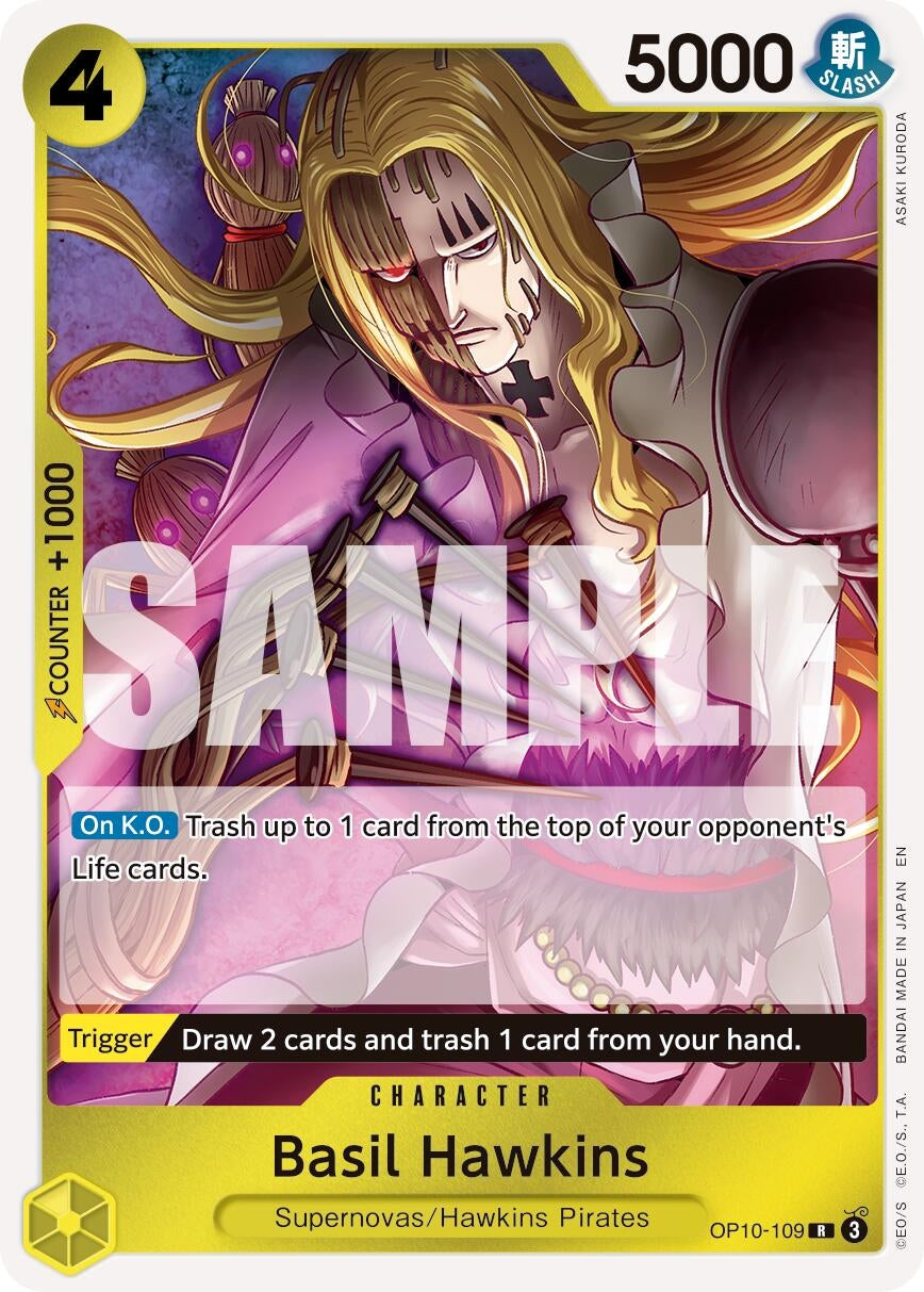 Image for Basil Hawkins - OP10-109 (Reprint) - One Piece Card Game
