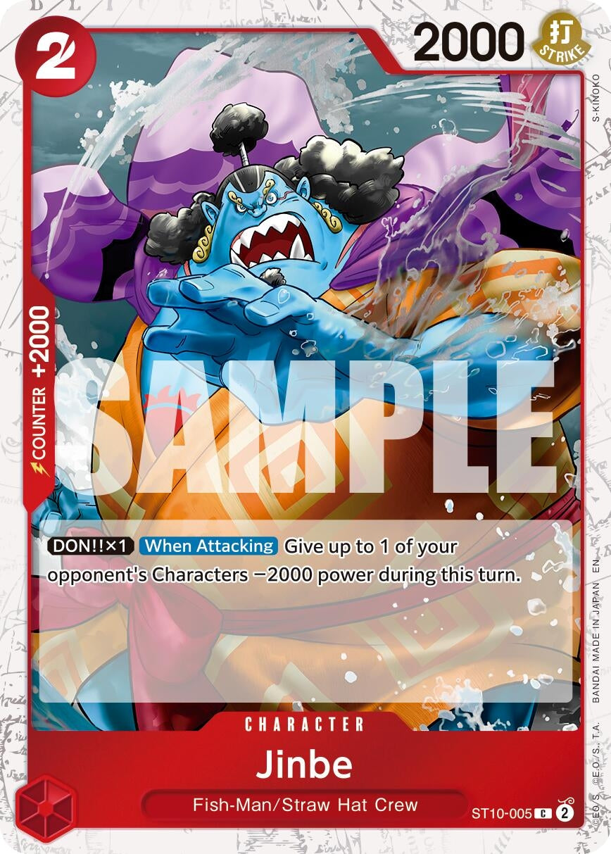 Image for Jinbe - ST10-005 (Pirate Foil) - One Piece Card Game
