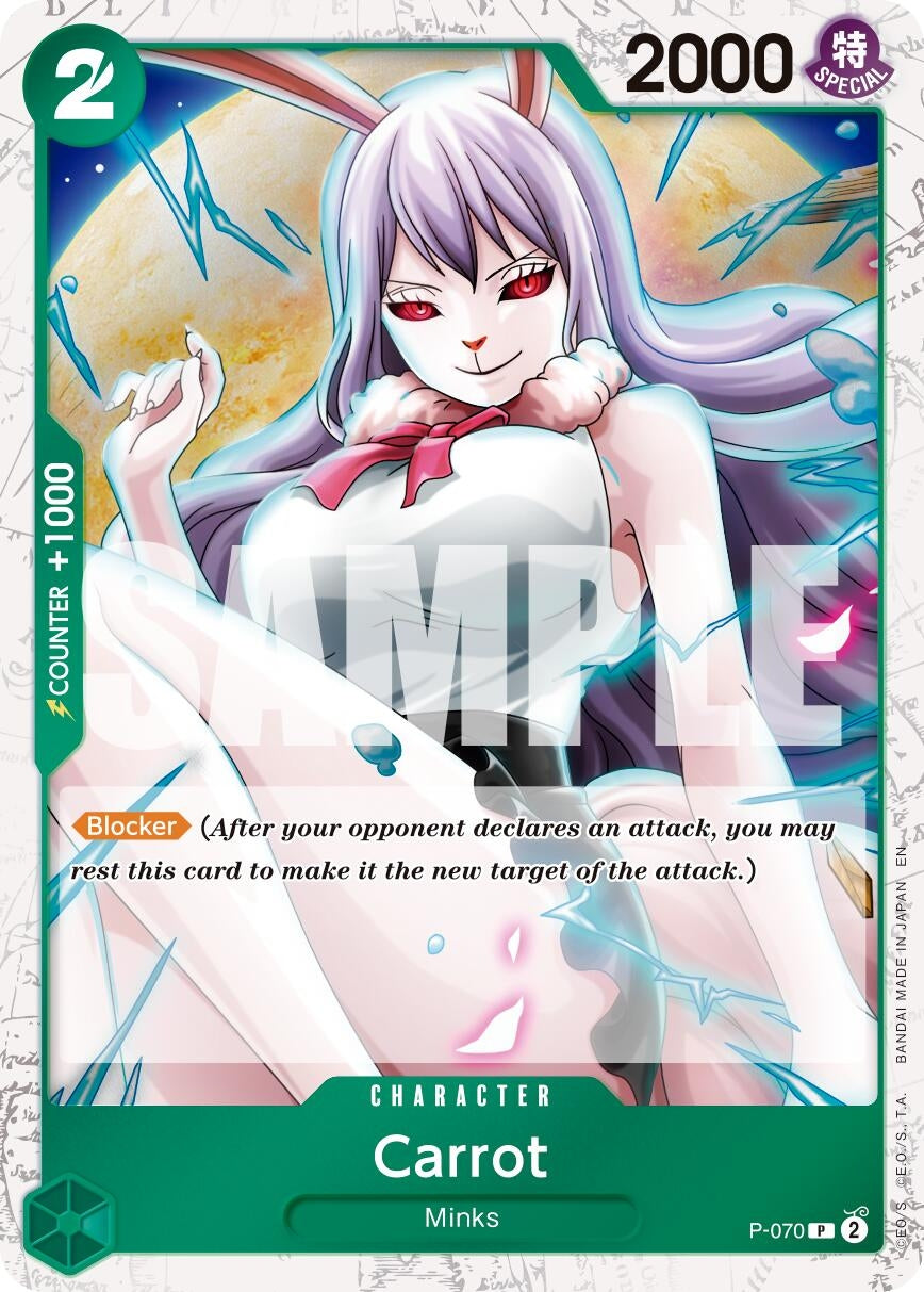 Image for Carrot - P-070 (Pirate Foil) - One Piece Card Game