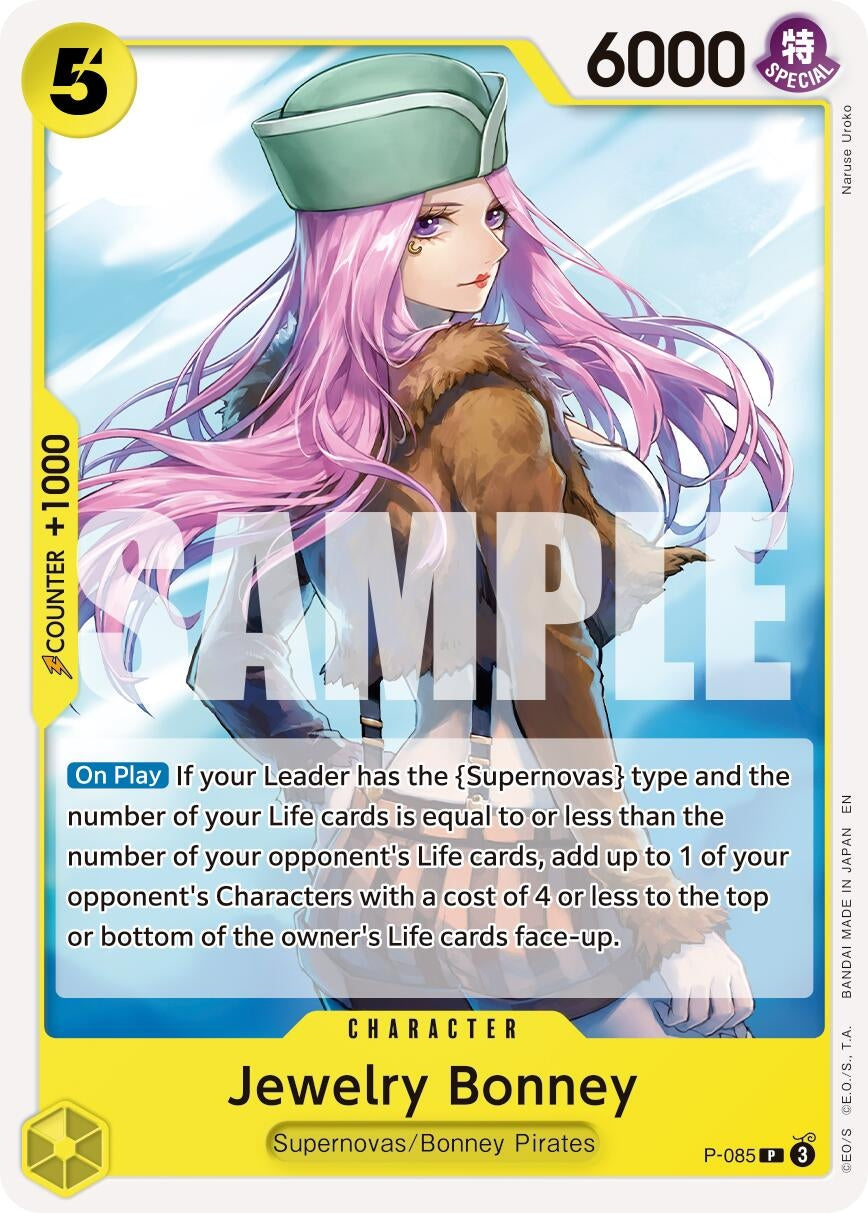 Image for Jewelry Bonney - P-085 (Reprint) - One Piece Card Game