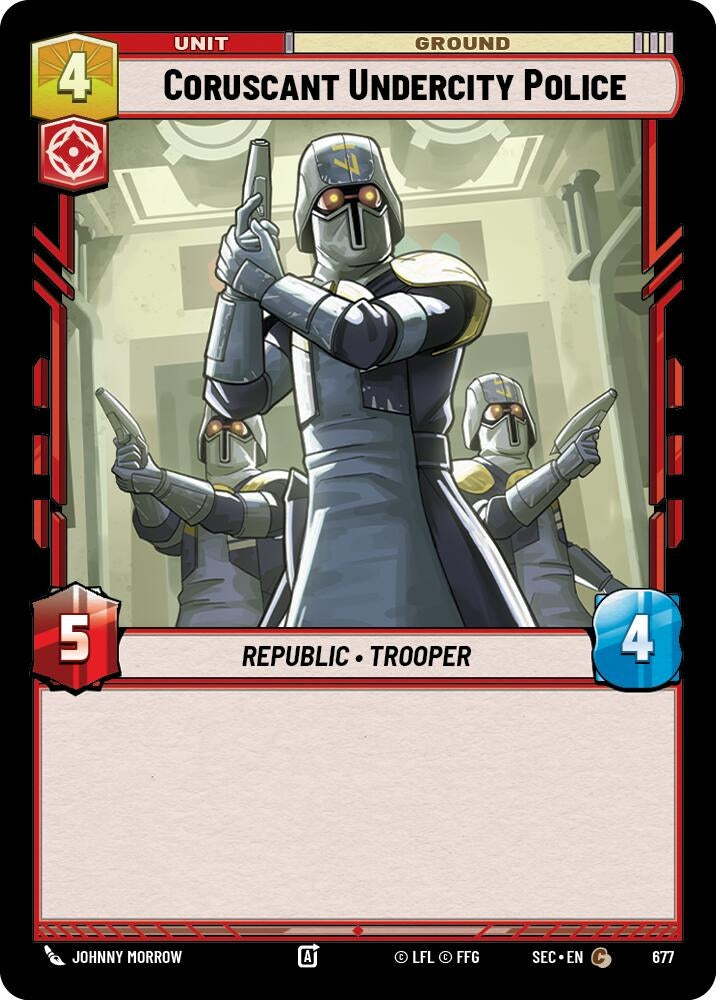 Image for Coruscant Undercity Police (Foil) - Star Wars: Unlimited