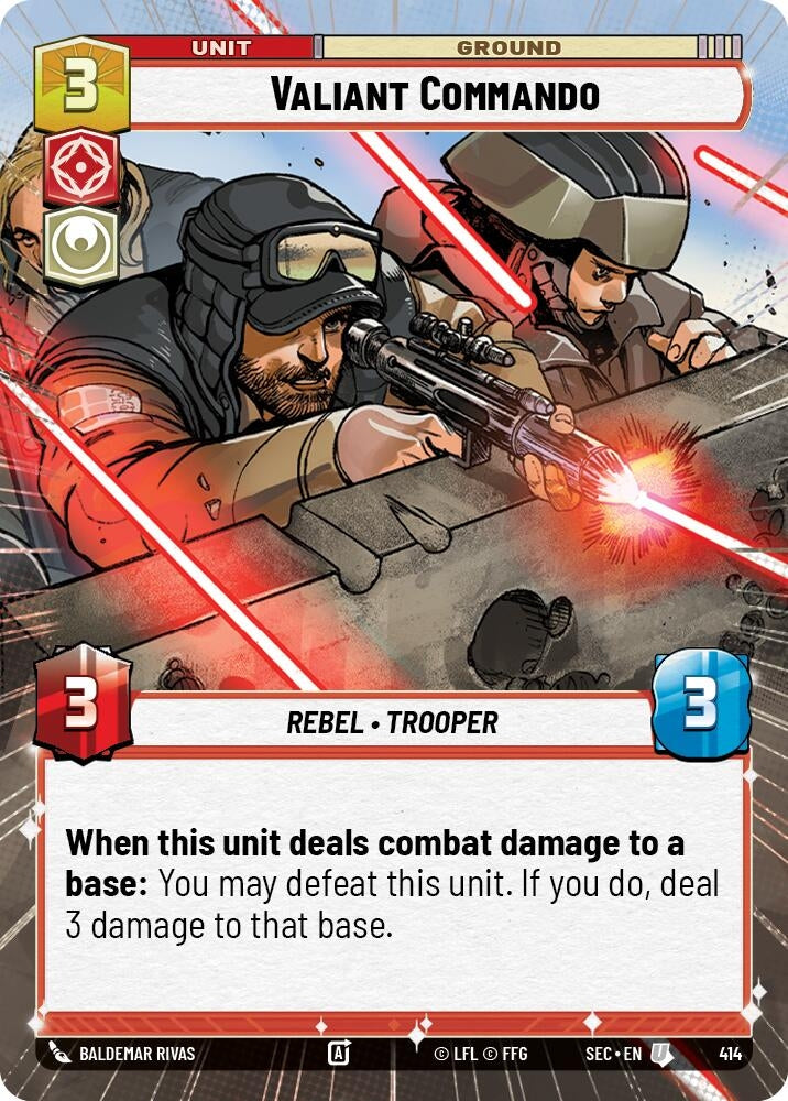 Image for Valiant Commando (Hyperspace) - Star Wars: Unlimited
