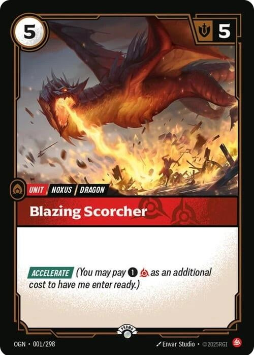 Image for Blazing Scorcher - Riftbound: League of Legends Trading Card Game