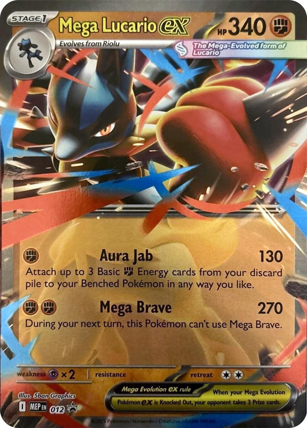 Image for Mega Lucario ex - 012 - Pokemon
