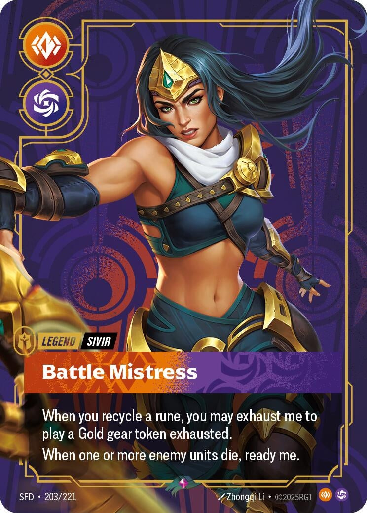 Image for Sivir, Battle Mistress - Riftbound: League of Legends Trading Card Game