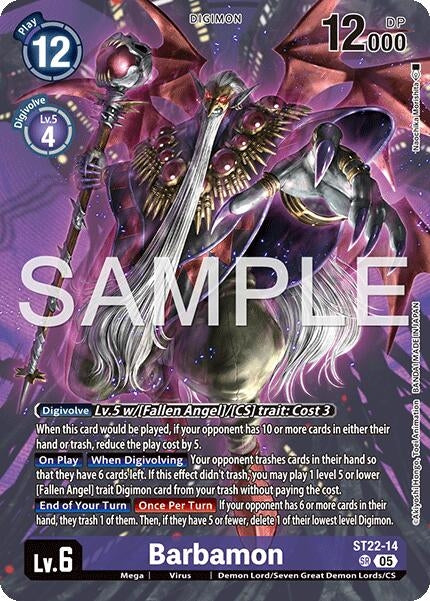 Image for Barbamon - Digimon Card Game