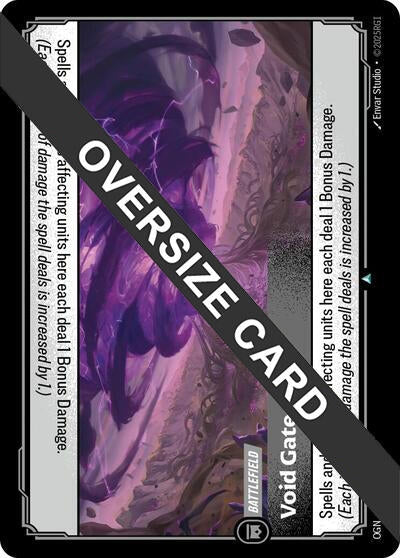 Image for Void Gate (Oversized) - Riftbound: League of Legends Trading Card Game