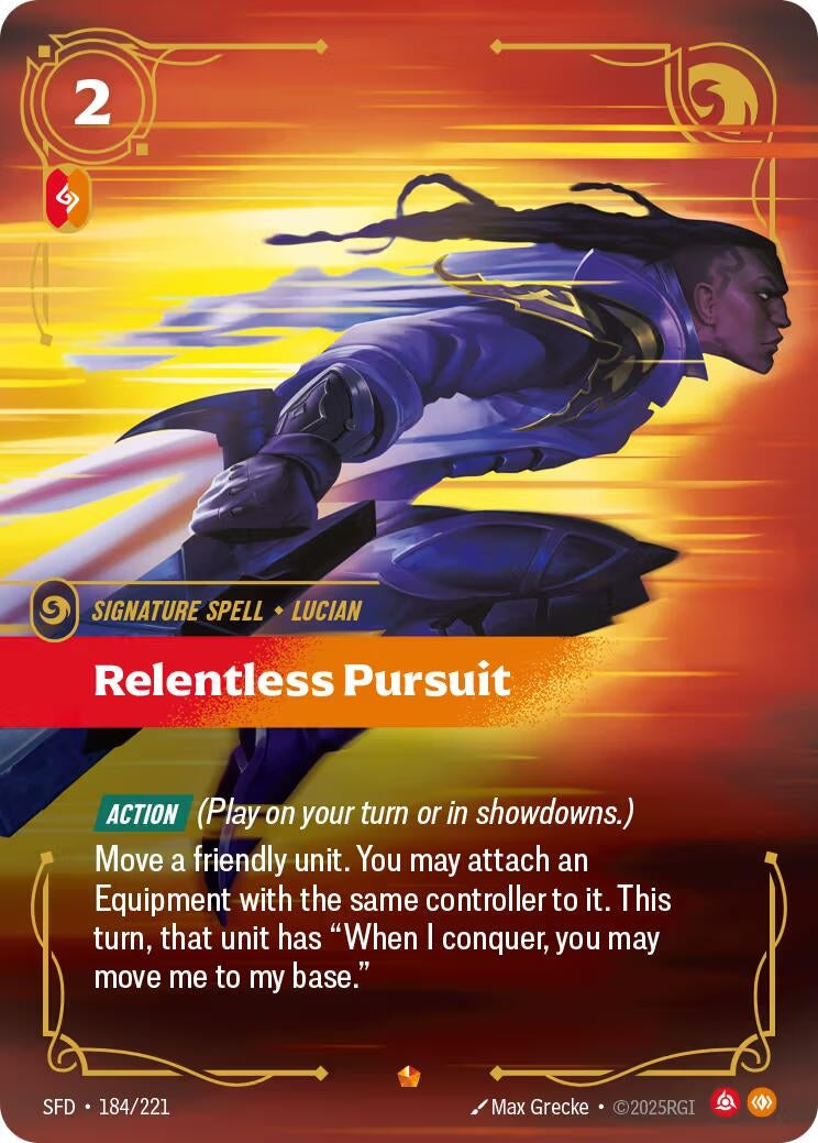 Image for Relentless Pursuit - Riftbound: League of Legends Trading Card Game