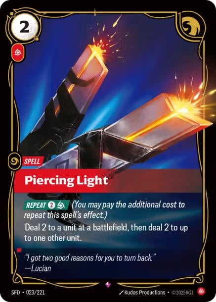 Image for Piercing Light - Riftbound: League of Legends Trading Card Game