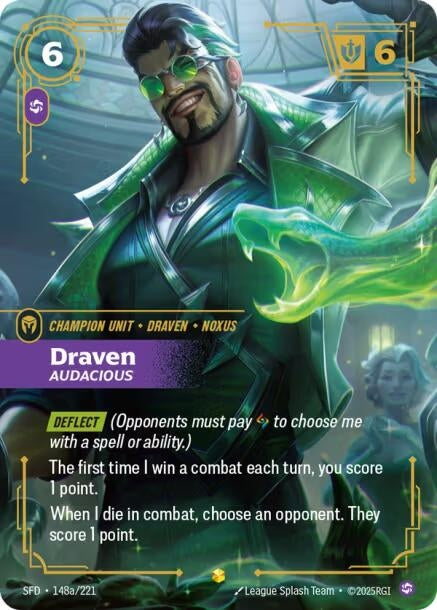 Image for Draven, Audacious (Alternate Art) - Riftbound: League of Legends Trading Card Game