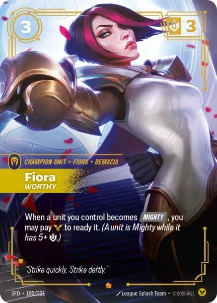 Image for Fiora, Worthy - Riftbound: League of Legends Trading Card Game