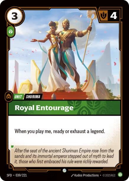 Image for Royal Entourage - Riftbound: League of Legends Trading Card Game