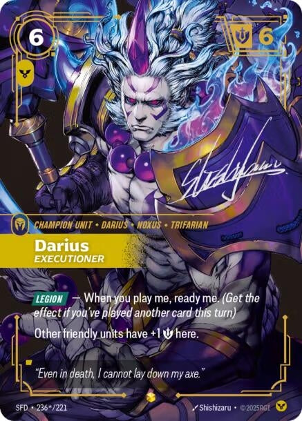 Image for Darius, Executioner (Signature) - Riftbound: League of Legends Trading Card Game