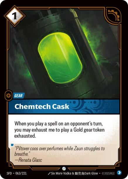 Image for Chemtech Cask - Riftbound: League of Legends Trading Card Game