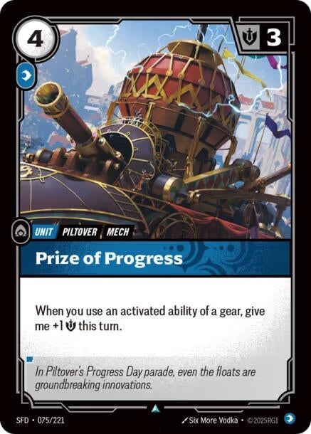 Image for Prize of Progress - Riftbound: League of Legends Trading Card Game