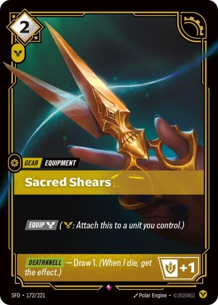 Image for Sacred Shears - Riftbound: League of Legends Trading Card Game