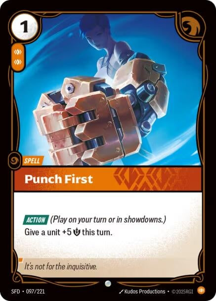 Image for Punch First - Riftbound: League of Legends Trading Card Game