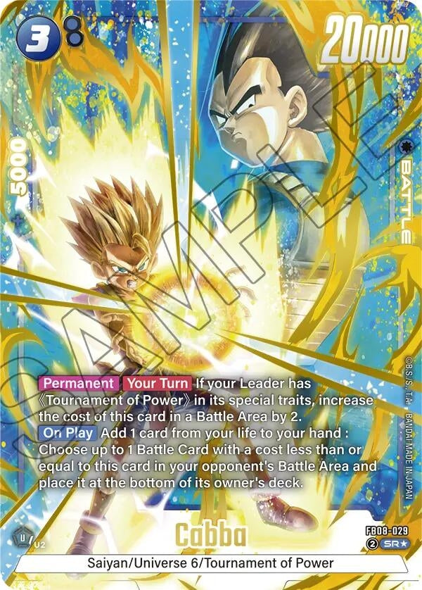 Image for Cabba - FB08-029 (Alternate Art) - Dragon Ball Super: Fusion World