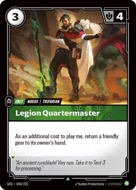 Image for Legion Quartermaster - Riftbound: League of Legends Trading Card Game