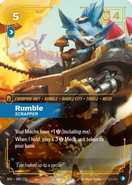 Image for Rumble, Scrapper - Riftbound: League of Legends Trading Card Game